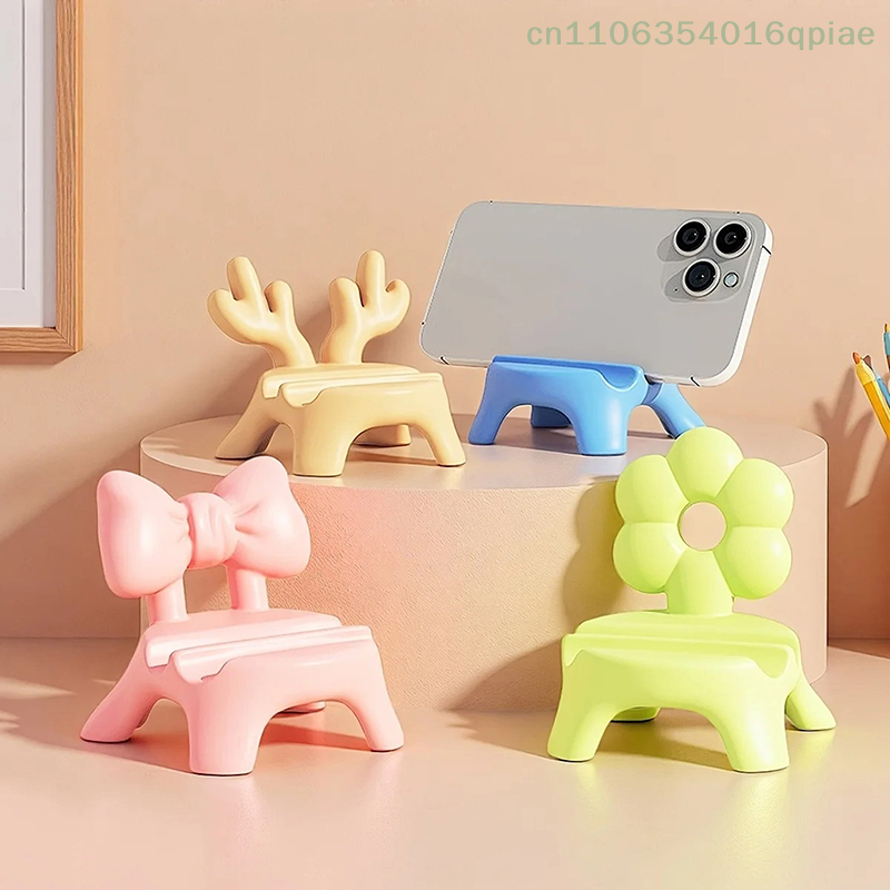 Tablet Stand Accessories - （Summer4）1 Pc Dopamine Color Creative Stool