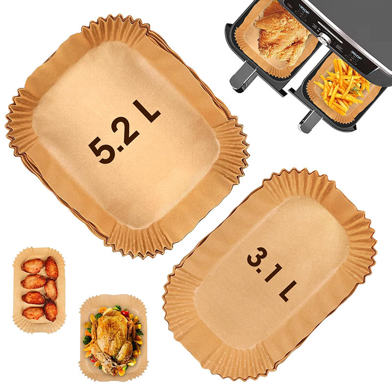Hotwav Tablet Accessories - Rectangle Air Fryer Paper Liners for