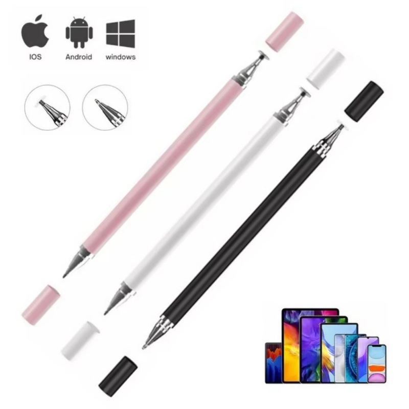 Tablet Drawing Accessories - 1/2/8pcs 2 In 1 Universal Stylus