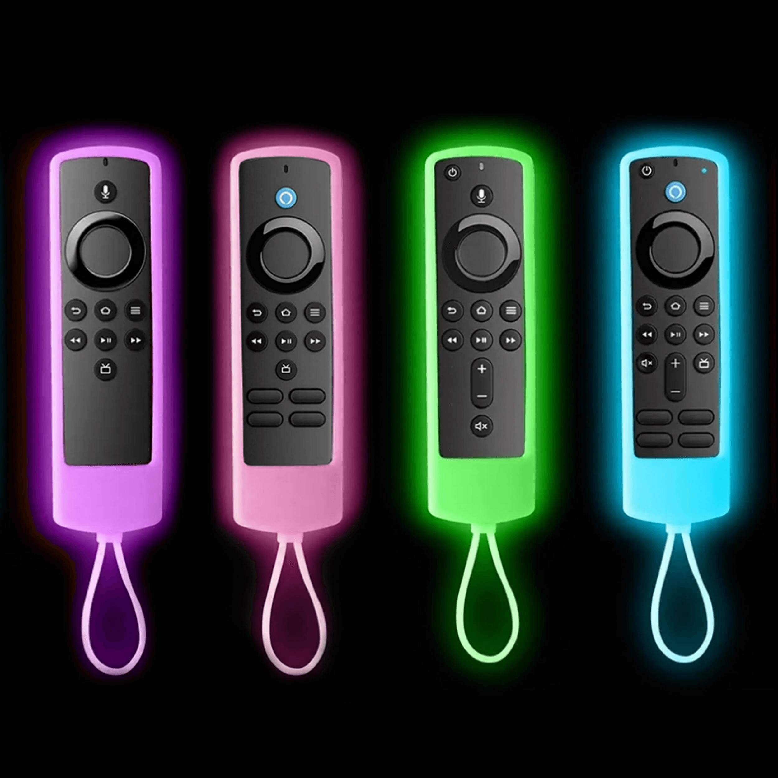 Fire Tablet Accessories - Glow In The Dark Silicone Remote