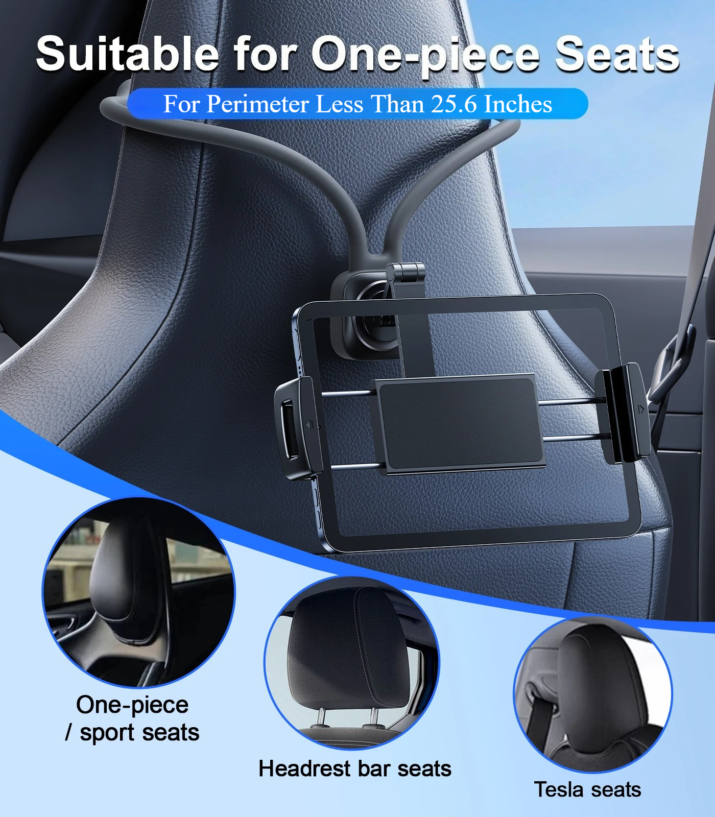 Tablet Accessories Must Have - Hipacool Car Seatback Tablet Holder Stand