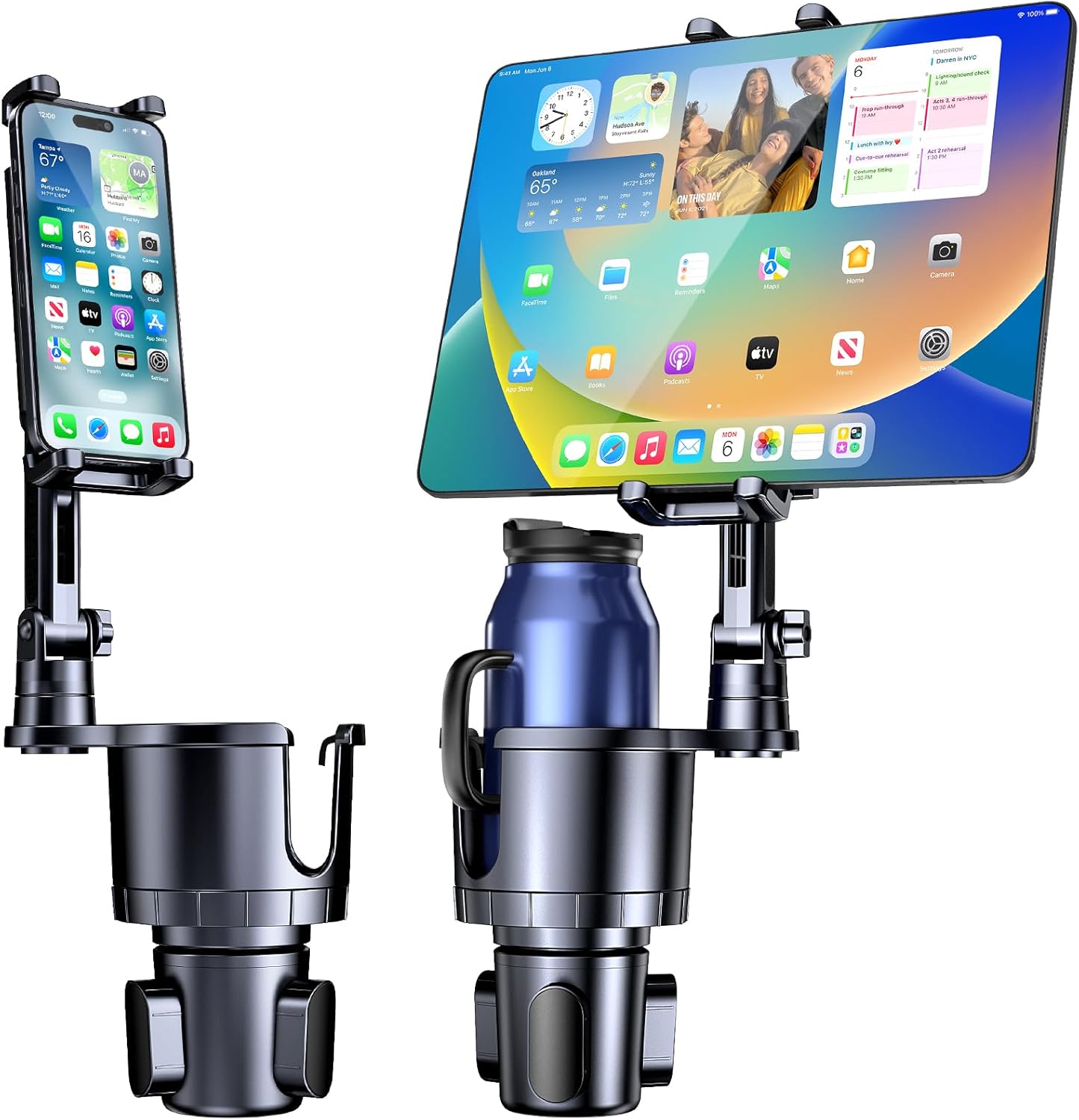 Tablet Accessories Must Have - Cup Holder Phone Tablet Mount, 2