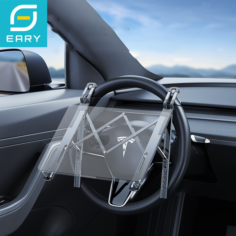 Tesla Tablet Accessories - Eary Car Laptop Mount Steering Wheel