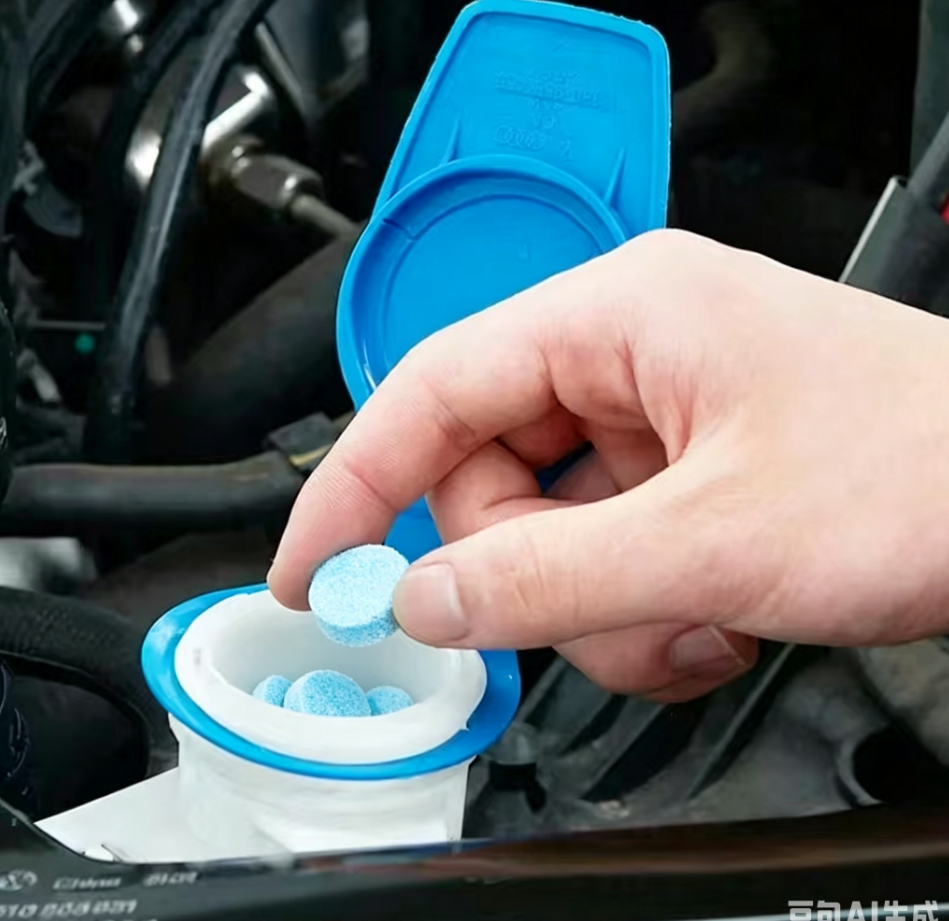 Tablet Car Accessories - Car Windshield Cleaner, Glass Water Solid
