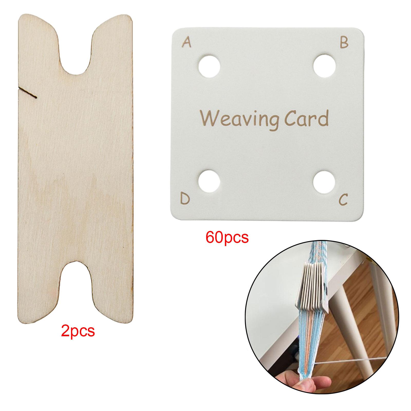 Tablet Weaving Accessories - 60Pcs Tablet Weaving Card for Loom