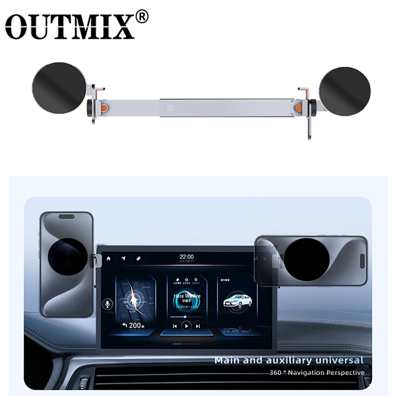 Tesla Tablet Accessories - Dual Magsafe Car Screen Phone Tablet