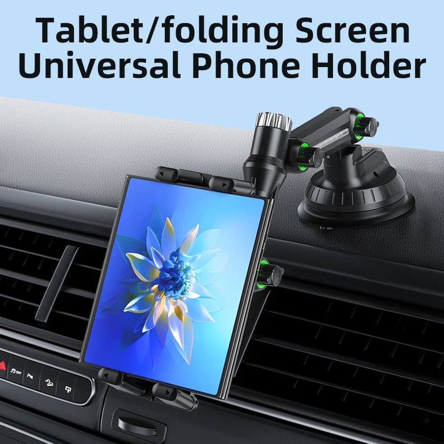 Tablet Accessories Must Have - Dashboard Tablet Holder for Car Suction
