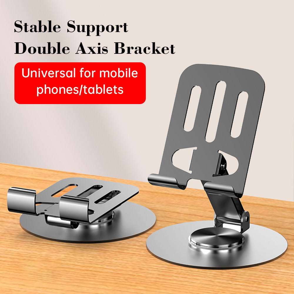 Tablet Stand Accessories - 360°Rotating Tablet Phone Stand Height&Angle Adjustable