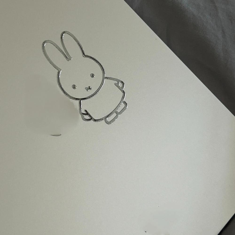 Fire Tablet Accessories - Miffy Rabbit metal stickers high appearance