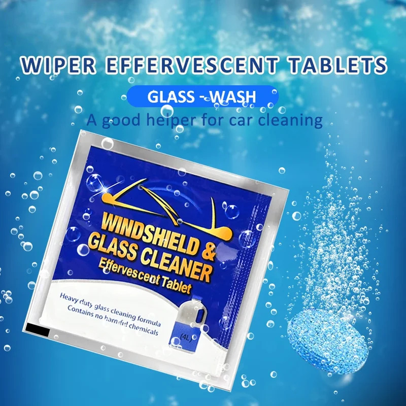 Tablet Car Accessories - 10/20/30/40/50/100pcs Car Windshield Glass Solid Cleaner