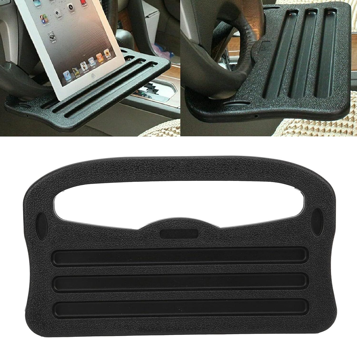 Tablet Car Accessories - 2in1 Car Steering Wheel Tray Auto