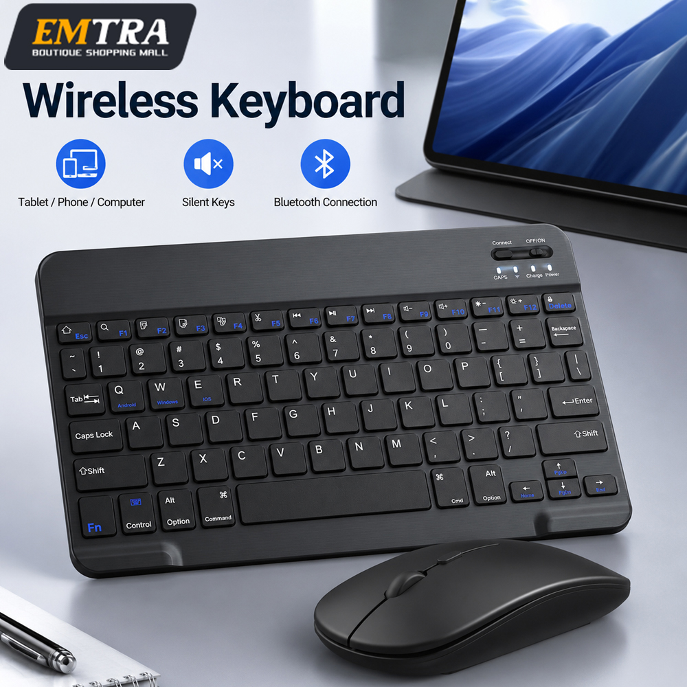Tablet Ipad Accessories - Bluetooth Wireless Keyboard For Android IOS