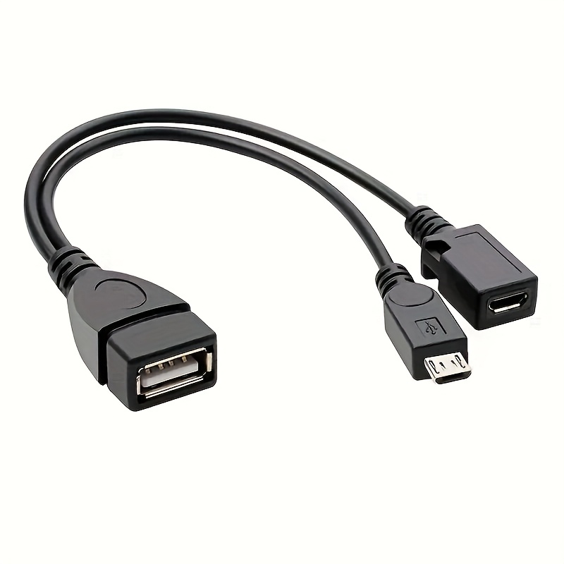 Fire Tablet Accessories - 2-in-1 OTG USB to Micro USB