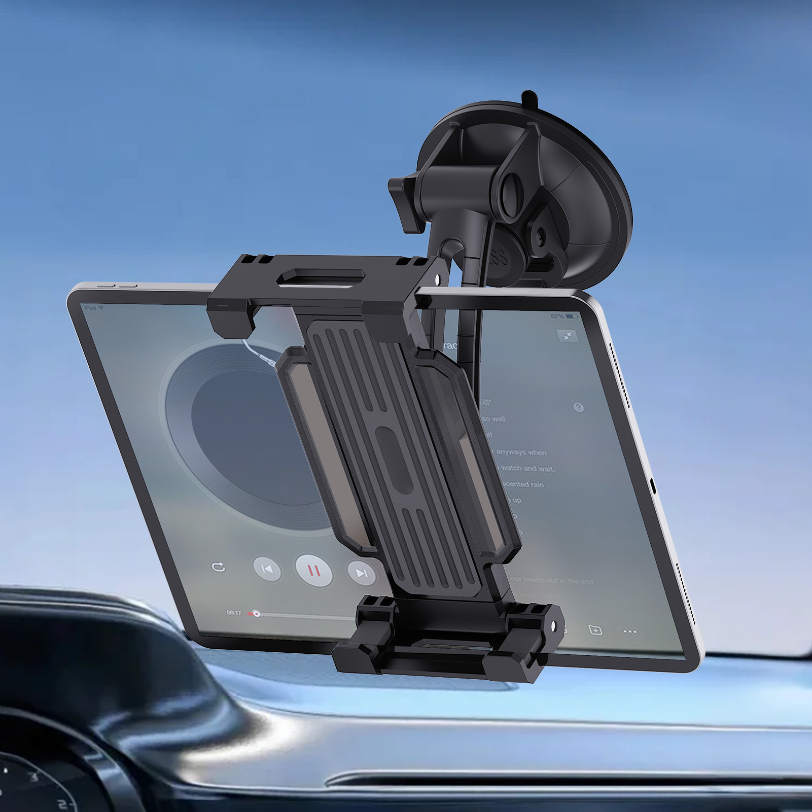 Tablet Accessories Must Have - Universal Car Dashboard Windshield Mount Tablet