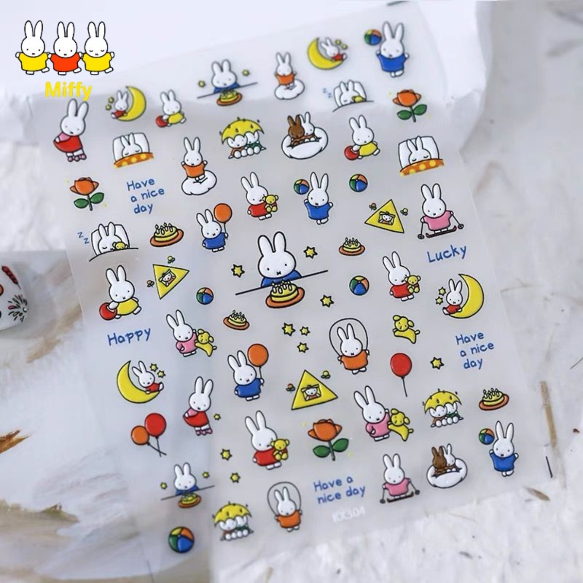 Kawaii Miffy Rabbit Stickers C - Fire Tablet Accessories 评论和价格