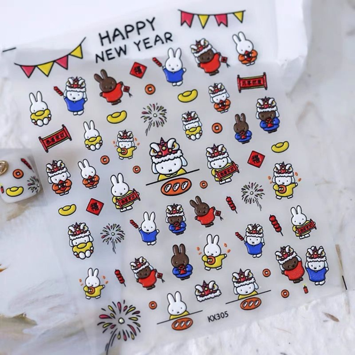 Kawaii Miffy Rabbit Stickers C - Fire Tablet Accessories 评论和价格