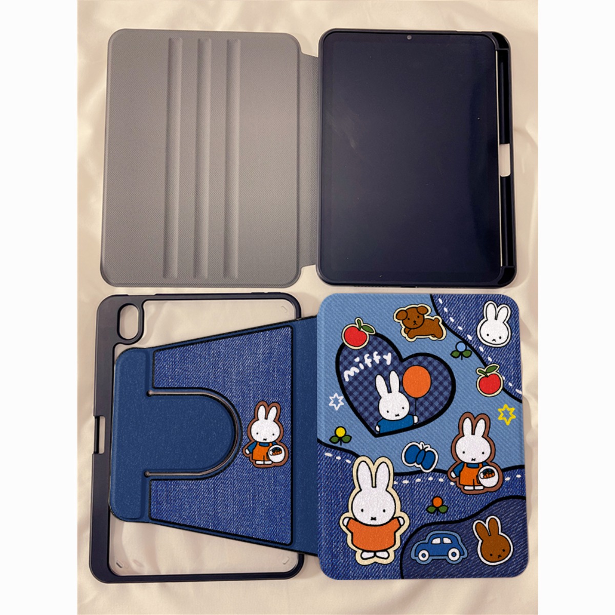 Kawaii Miffy Rabbit Tablet Cas - Tablet Ipad Accessories 评论和价格