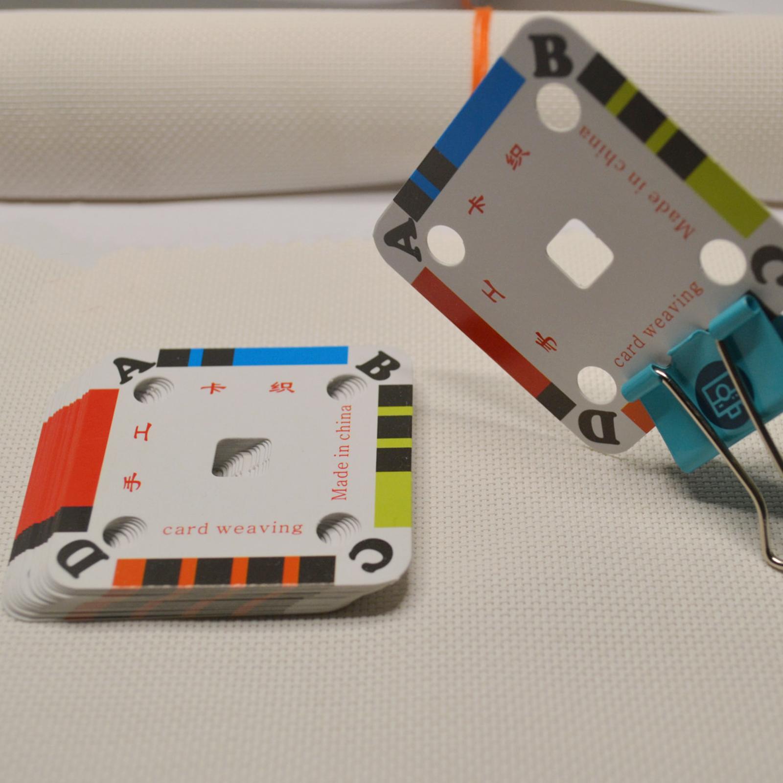 Weaving Card Paper Loom Cards  - Tablet Weaving Accessories 评论和价格