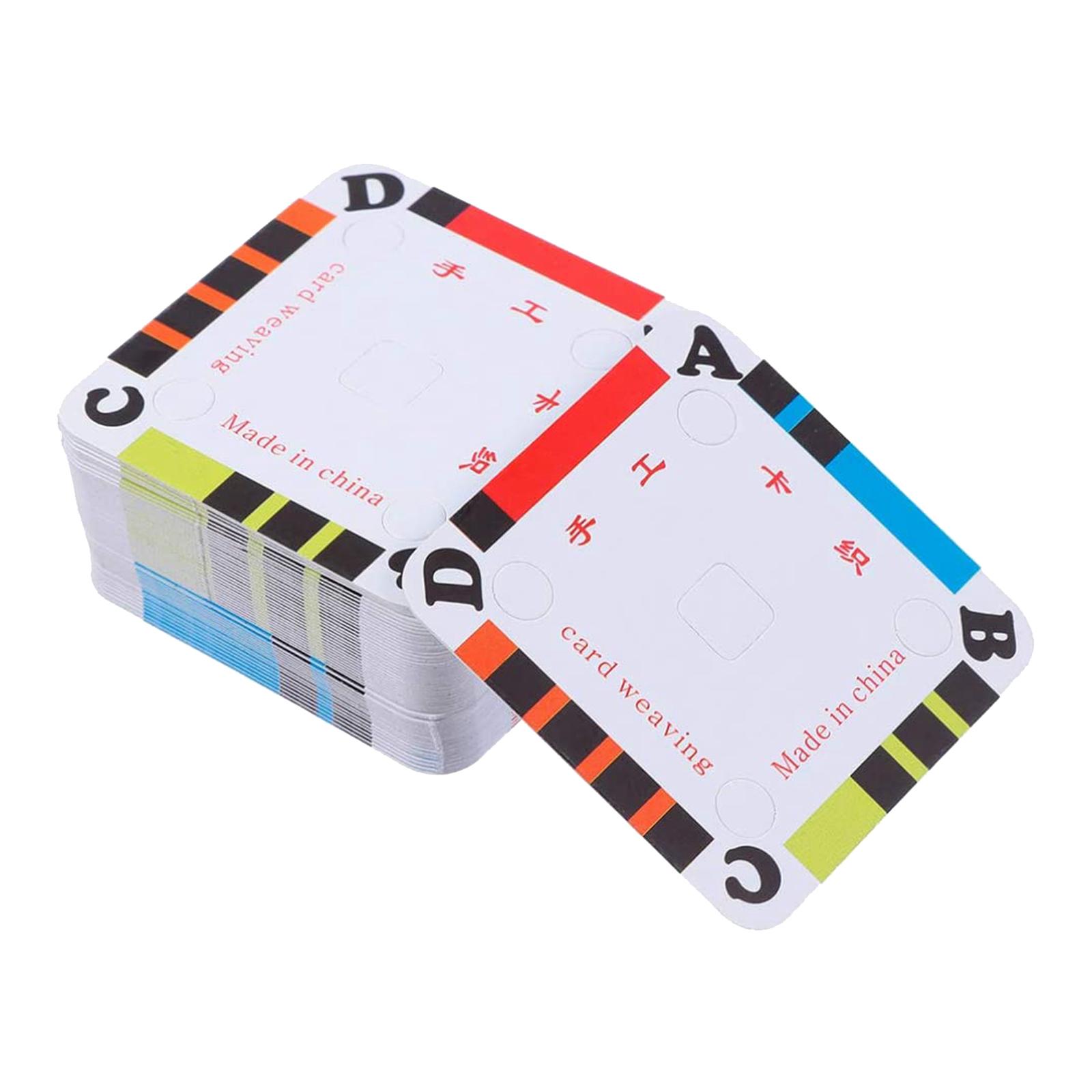Weaving Card Paper Loom Cards  - Tablet Weaving Accessories 评论和价格