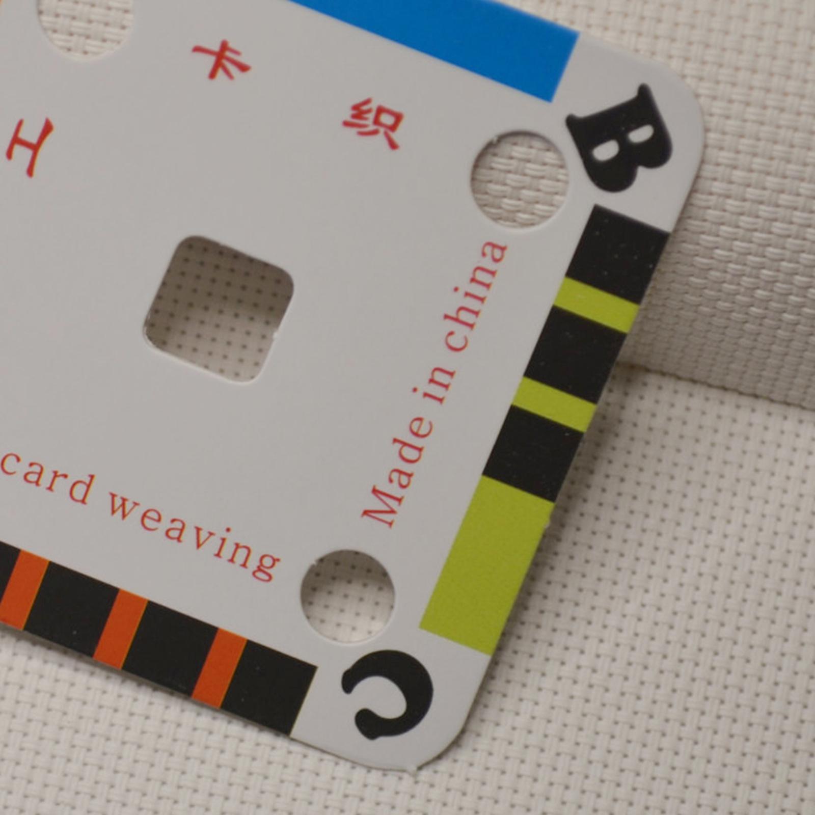 Weaving Card Paper Loom Cards  - Tablet Weaving Accessories 评论和价格