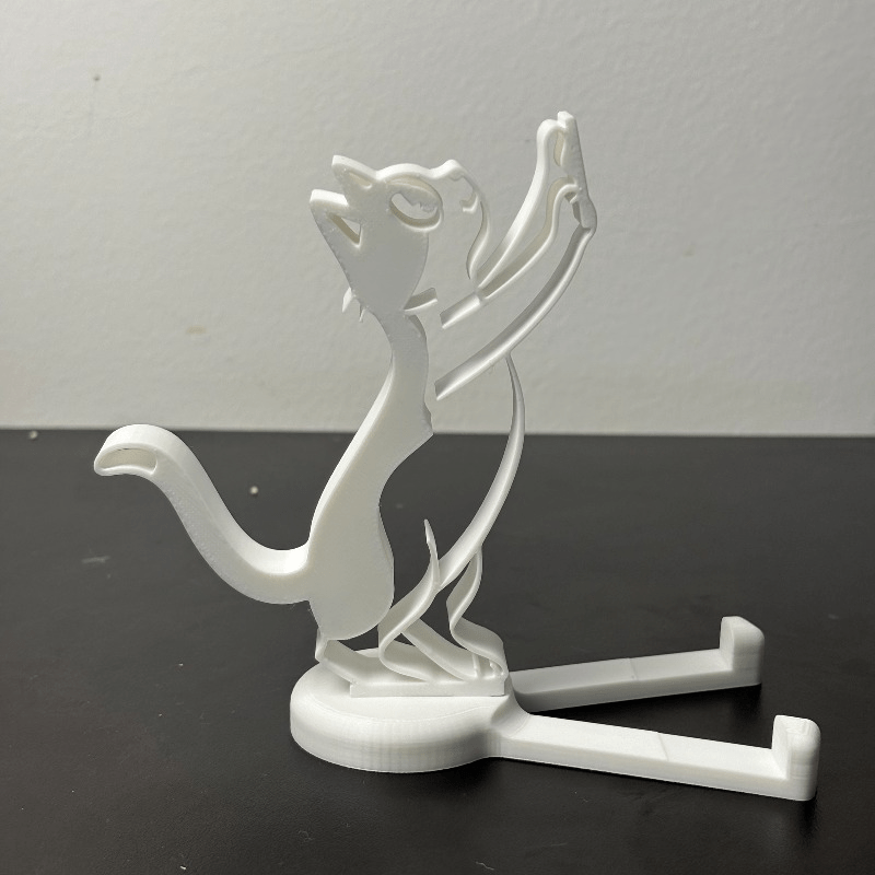 Abstract Hollow Line Cat Phone - Tablet Stand Accessories 评论和价格