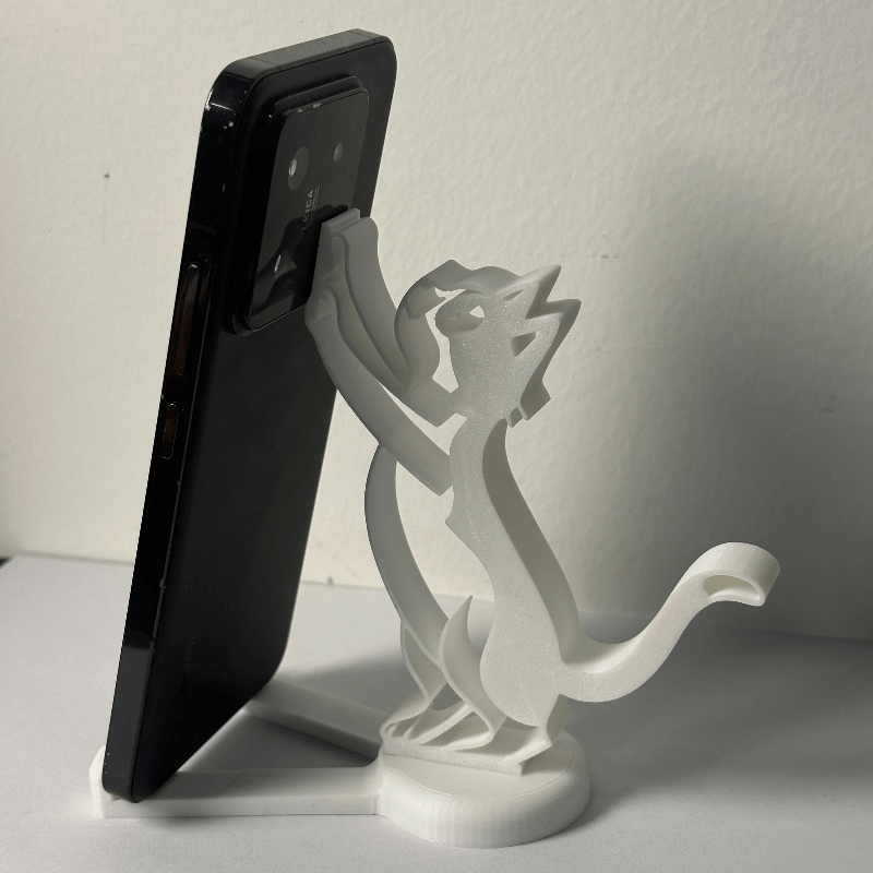 Abstract Hollow Line Cat Phone - Tablet Stand Accessories 评论和价格