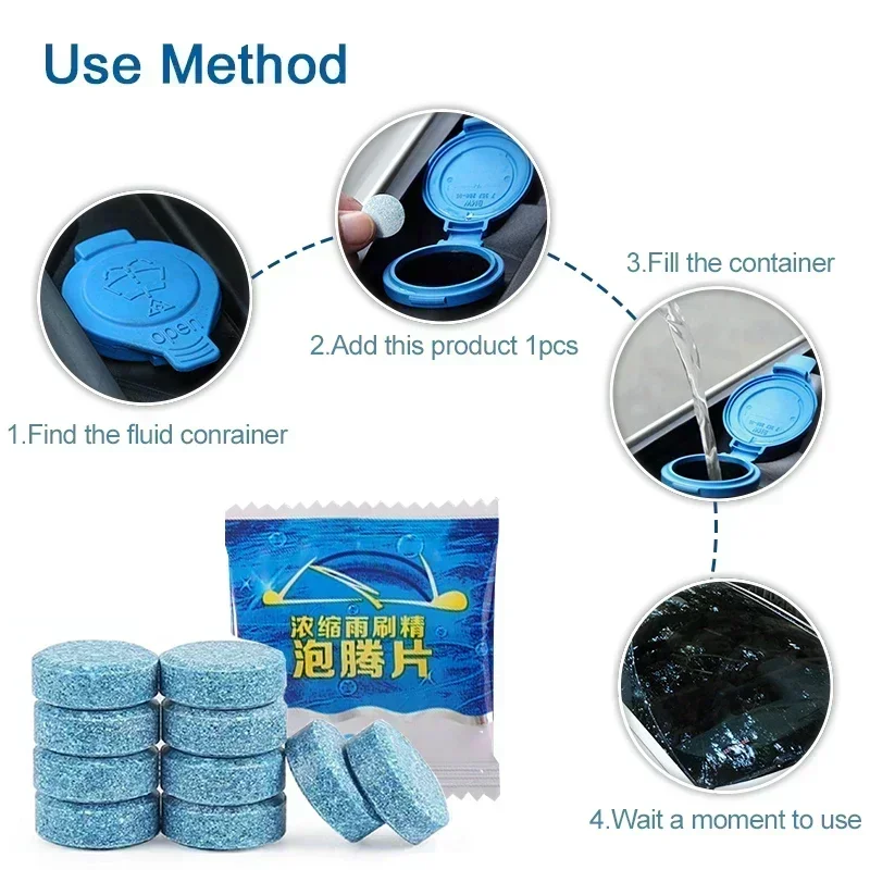 2/100PCS Car Windshield Cleane - Tablet Car Accessories 评论和价格