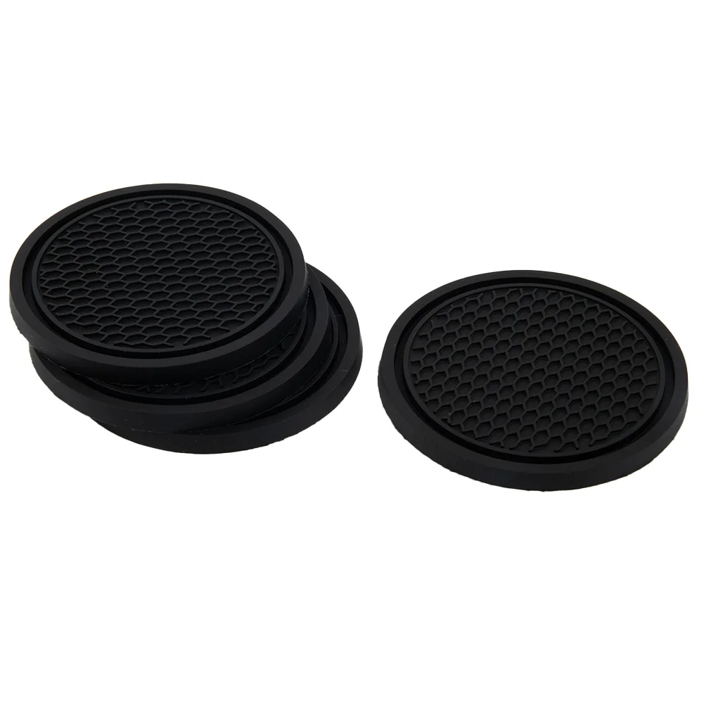 4pcs Car Coaster Non-Slip Sili - Tablet Car Accessories 评论和价格