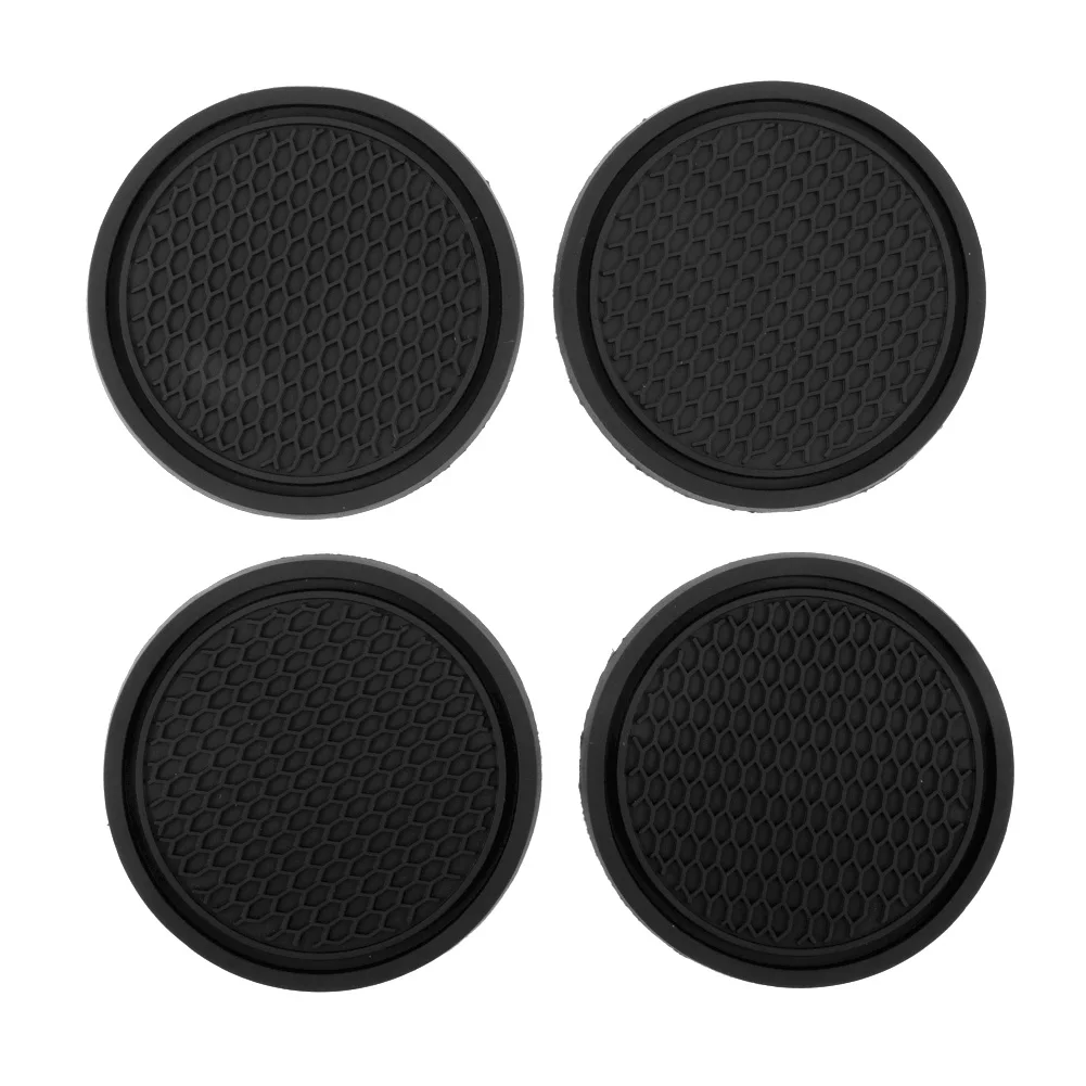 4pcs Car Coaster Non-Slip Sili - Tablet Car Accessories 评论和价格