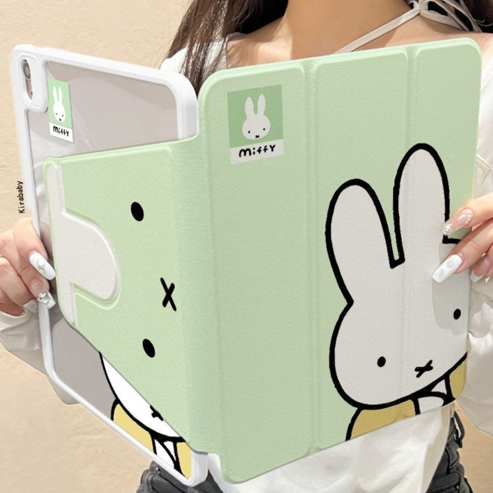 Kawaii Miffy Tablet Case with  - Fire Tablet Accessories 评论和价格