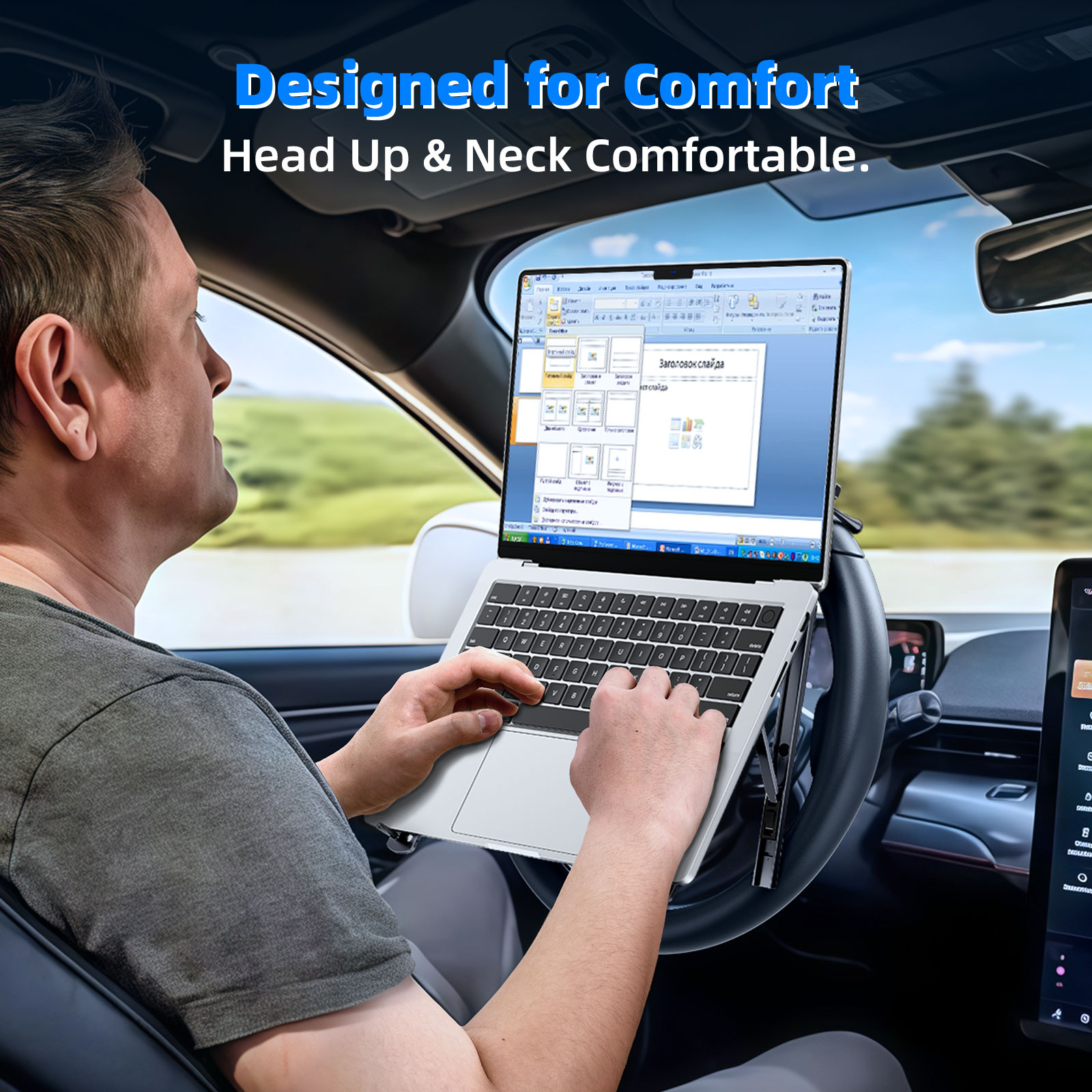 Eary Car Laptop Mount Steering - Tesla Tablet Accessories 评论和价格