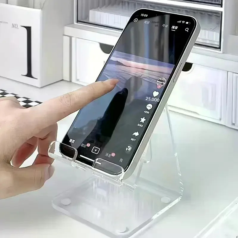 Transparent Acrylic Phone Stan - Tablet Stand Accessories 评论和价格