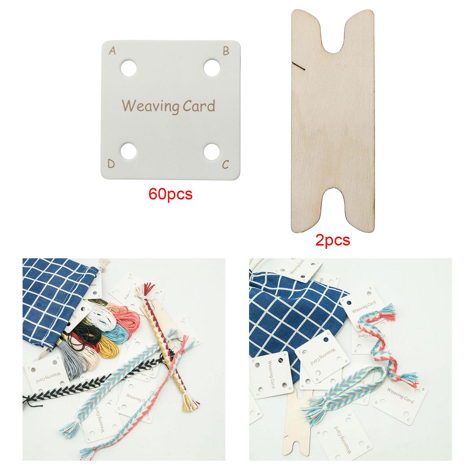 60Pcs Tablet Weaving Card for  - Tablet Weaving Accessories 评论和价格