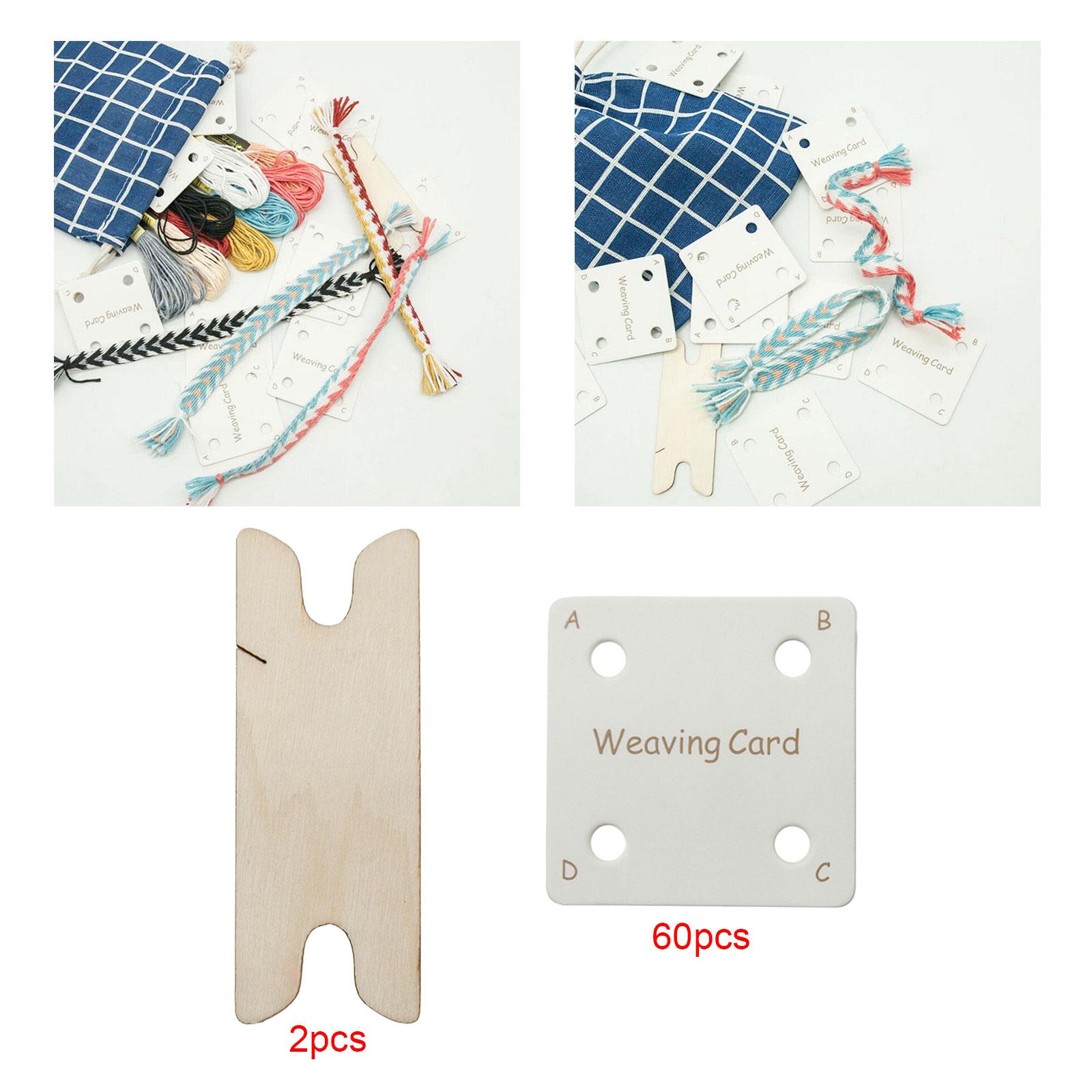 60Pcs Tablet Weaving Card for  - Tablet Weaving Accessories 评论和价格