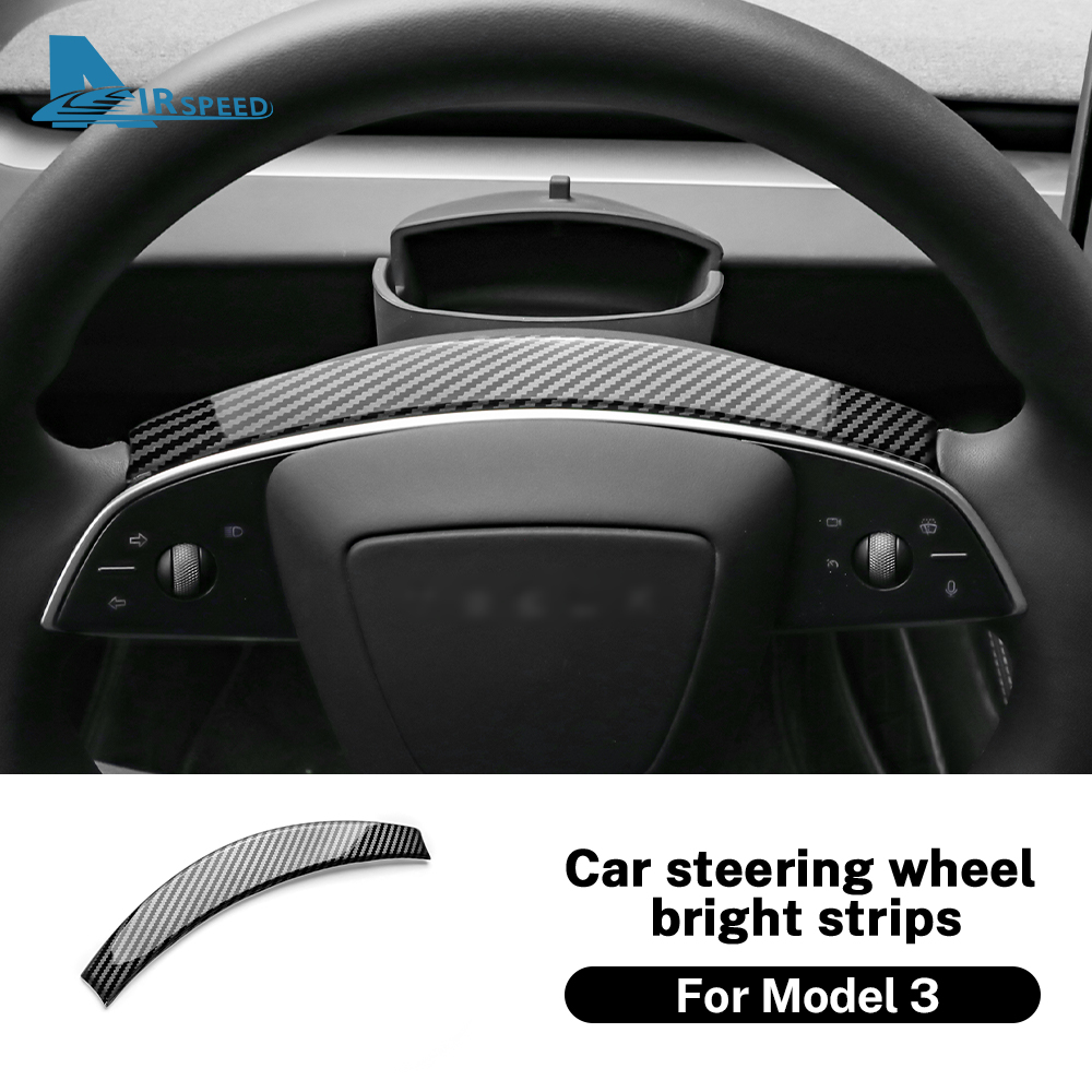 ABS Carbon Fiber Steering Whee - Tesla Tablet Accessories 评论和价格