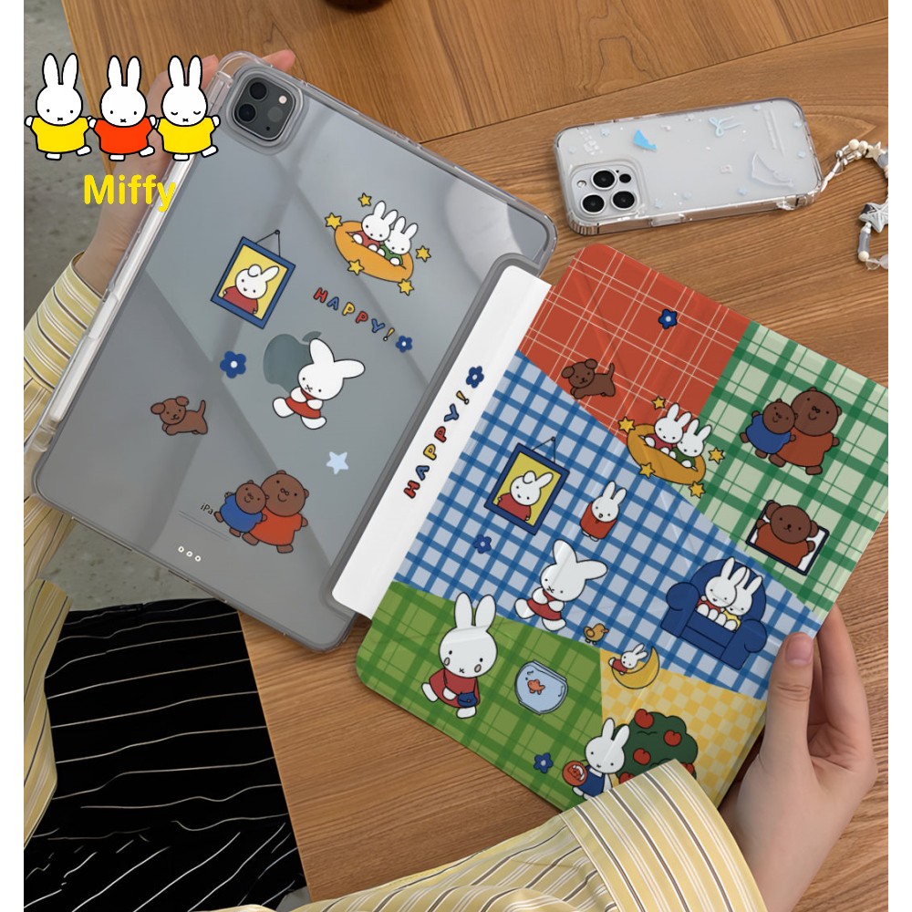 Kawaii Miffy Rabbit Tablet Cas - Fire Tablet Accessories 评论和价格