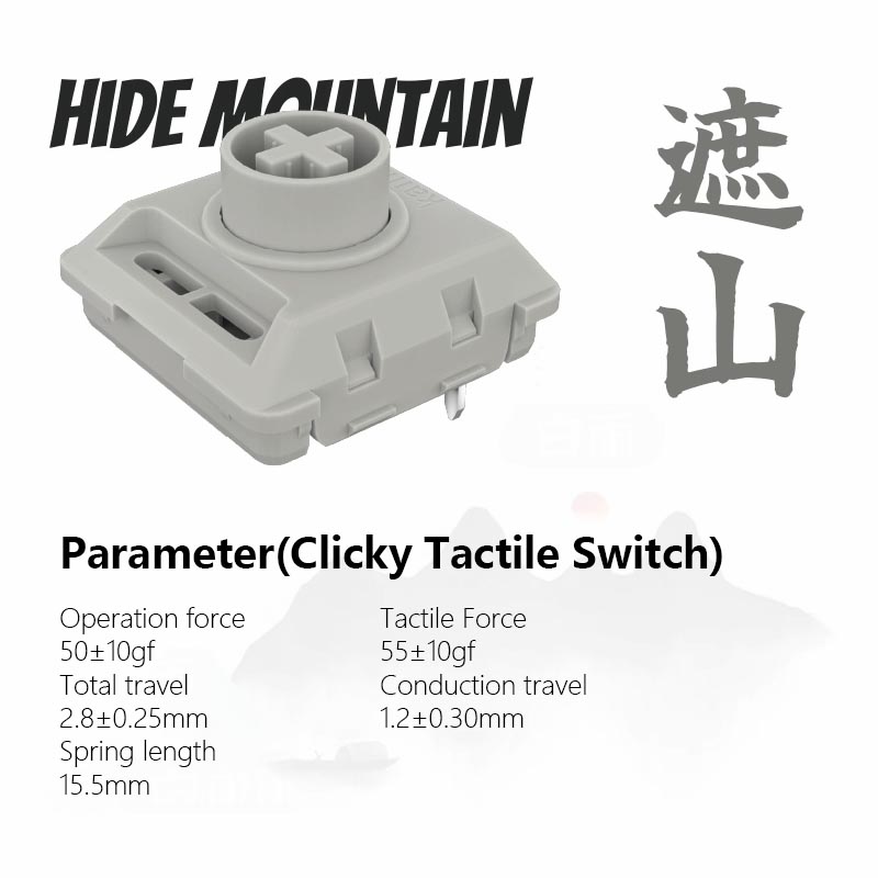 Kailh POM Hide Mountain Low Pr - Tablet Accessories Uk 评论和价格