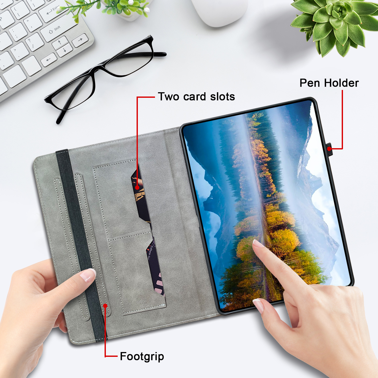Leather Case For Samsung Galax - Getac Tablet Accessories 评论和价格