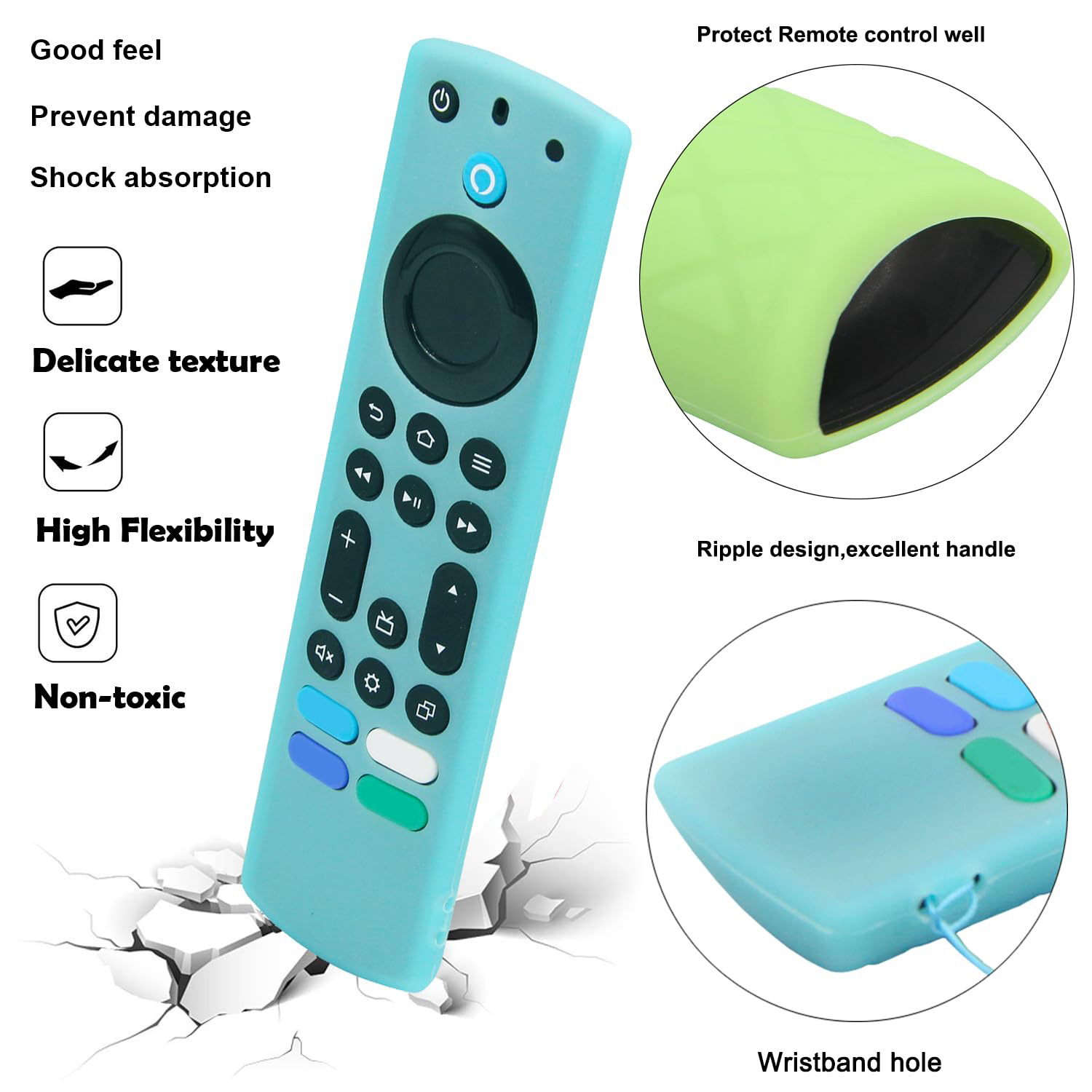 2Pcs Glow in The Dark Silicone - Fire Tablet Accessories 评论和价格