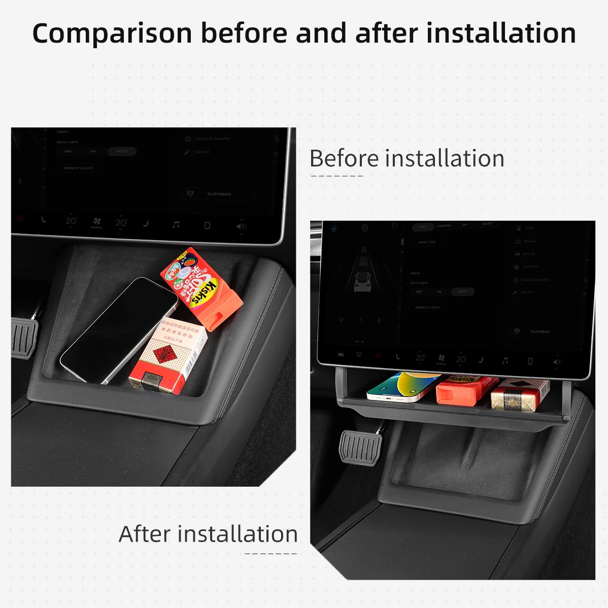 For Tesla Model Y Juniper 2025 - Tesla Tablet Accessories 评论和价格