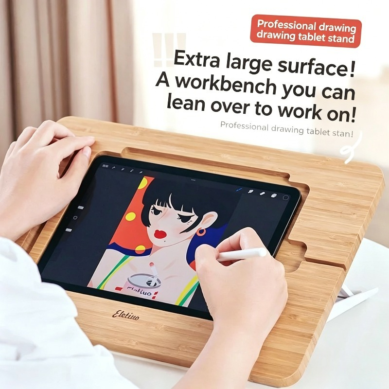 Painting Bracket Wooden Deskto - Tablet Drawing Accessories 评论和价格