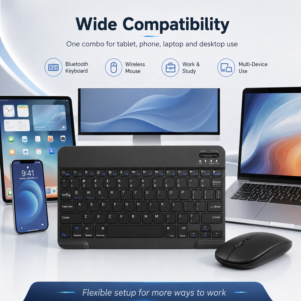 Bluetooth Wireless Keyboard Fo - Tablet Ipad Accessories 评论和价格