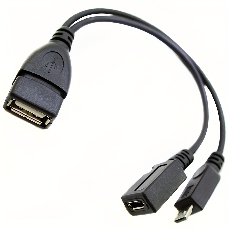 2-in-1 OTG USB to Micro USB Sp - Fire Tablet Accessories 评论和价格