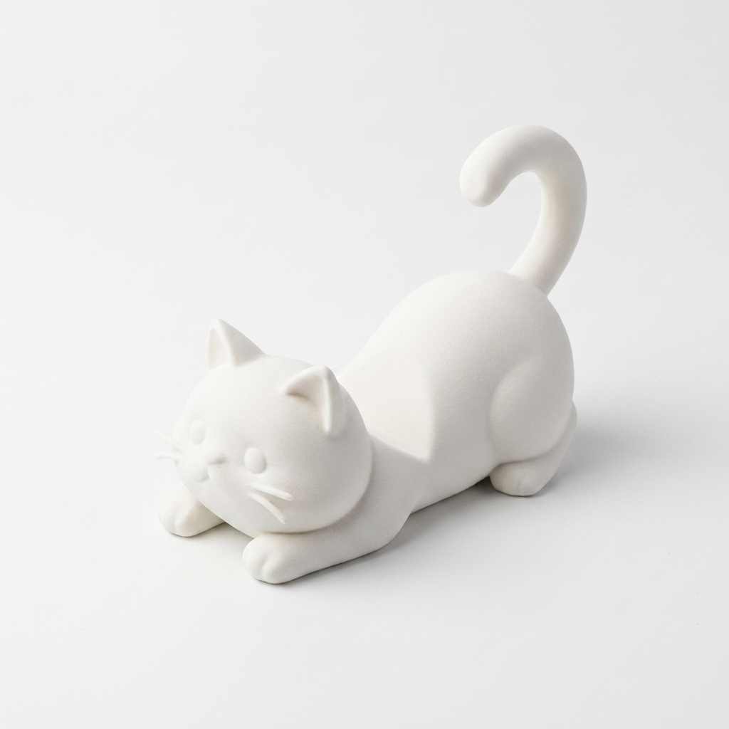 3D Printed Cat Figurine Device - Tablet Stand Accessories 评论和价格
