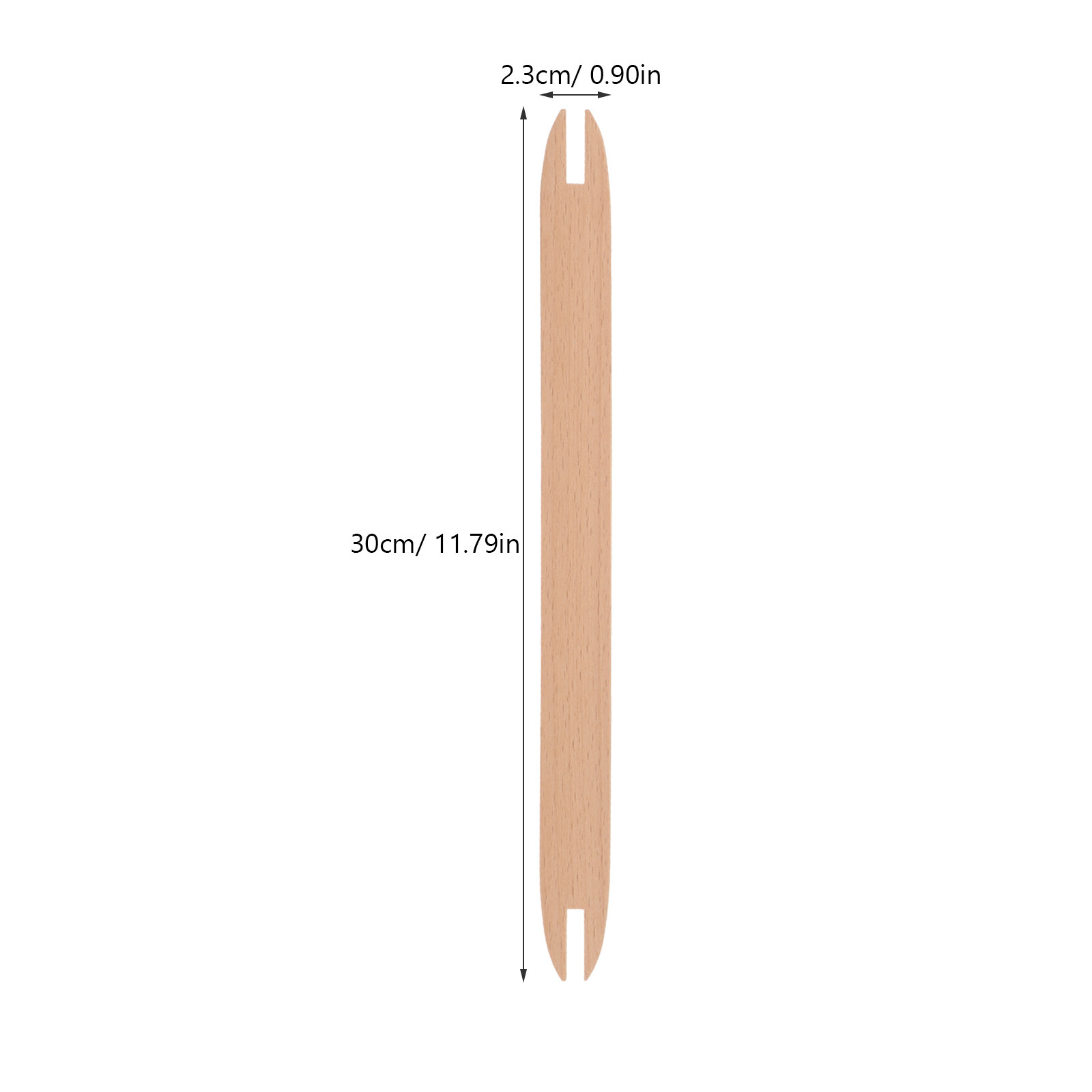 2Pcs Wooden Knitting Shuttles  - Tablet Weaving Accessories 评论和价格
