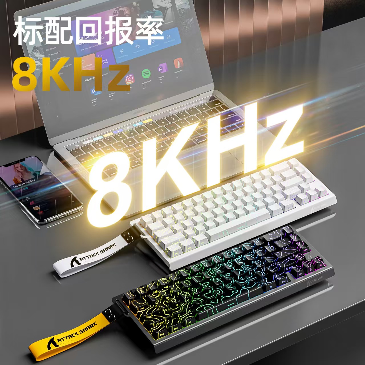 ATTACK SHARK X68HE Magnetic Me - Tablet Accessories Uk 评论和价格